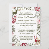 Invitation à la douche nuptiale de Noël de Reindee (Devant)