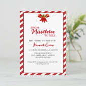 Invitation à la douche nuptiale de Noël Sstlet à M (Debout devant)