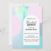 Invitation à la douche nuptiale de Opal Gemstone B (Devant)