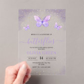 Invitation à la douche nuptiale de papillons (In situ (ordinateur de poche))