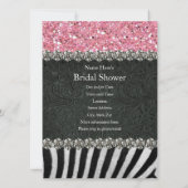Invitation à la douche nuptiale de Parties scintil (Dos)