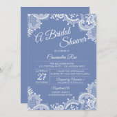 Invitation à la douche nuptiale de Periwinkle et d (Devant / Derrière)