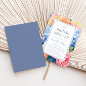 Invitation à la douche nuptiale de printemps flora