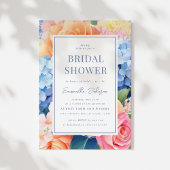 Invitation à la douche nuptiale de printemps flora