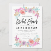 Invitation à la douche nuptiale de printemps Water (Devant)
