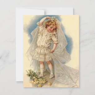 Invitation à la douche nuptiale de style Vintage