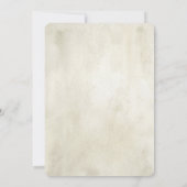 Invitation à la douche nuptiale de tournesol. Fleu (Dos)