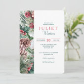 Invitation à la douche nuptiale de Winter Boughs (Debout devant)