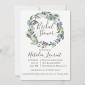 Invitation à la douche nuptiale de Wreath Garden G (Devant)