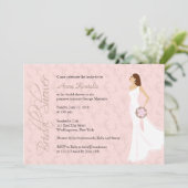 Invitation à la douche nuptiale d'élégance moderne (Debout devant)