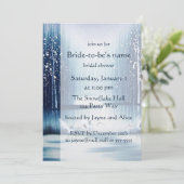 Invitation à la douche nuptiale des aigrettes d'hi (Debout devant)