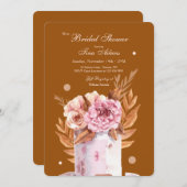 Invitation à la douche nuptiale des amis et des fl (Devant / Derrière)