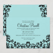 Invitation à la douche nuptiale des Elégantes Grif (Devant / Derrière)