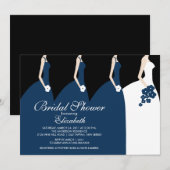 Invitation à la douche nuptiale des femmes mariées (Devant / Derrière)