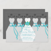 Invitation à la douche nuptiale des femmes mariées (Devant / Derrière)