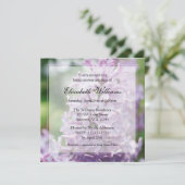 Invitation à la douche nuptiale des fleurs de Lila (Debout devant)