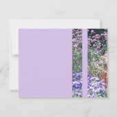 Invitation à la douche nuptiale des Florals du jar (Dos)