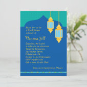 Invitation à la douche nuptiale des Lanternes maro (Debout devant)