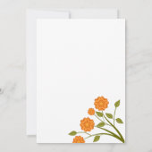 Invitation à la douche nuptiale des oiseaux chante (Dos)