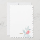 Invitation à la douche nuptiale des orchidées de C (Dos)