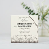 Invitation à la douche nuptiale des Prairies (Debout devant)