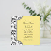 Invitation à la douche nuptiale des Roses Vintages (Debout devant)