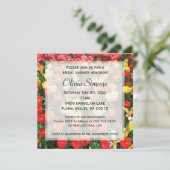 Invitation à la douche nuptiale des tulipes Mariag (Debout devant)