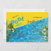 Invitation à la douche nuptiale d'été au bord de l (Devant)