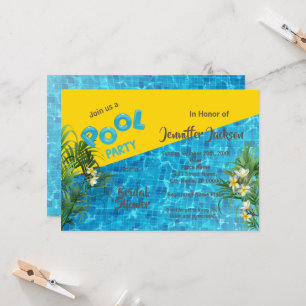 Invitation à la douche nuptiale d'été au bord de l