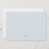 Invitation à la douche nuptiale d'hiver (Dos)