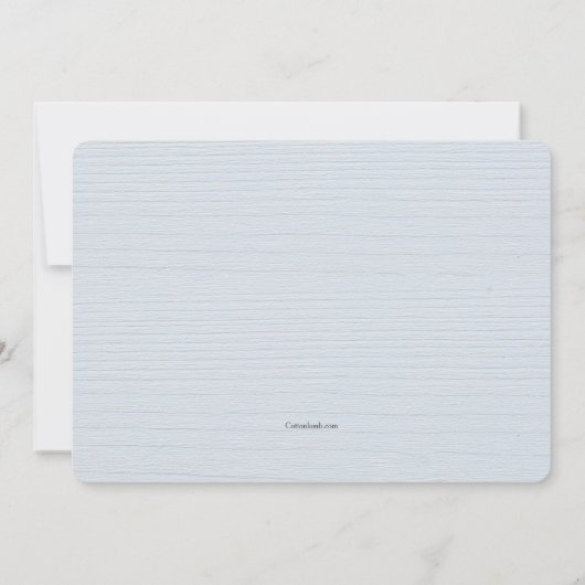 Invitation à la douche nuptiale d'hiver (Dos)