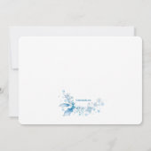 Invitation à la douche nuptiale d'hiver (Dos)