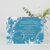 Invitation à la douche nuptiale d'hiver (Debout devant)