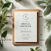 Invitation à la douche nuptiale d'hiver avec code
