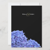 Invitation à la douche nuptiale d'Hydrangeas (Dos)