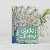 Invitation à la douche nuptiale d'oiseaux de Peaco (Debout devant)