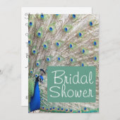 Invitation à la douche nuptiale d'oiseaux de Peaco (Devant / Derrière)