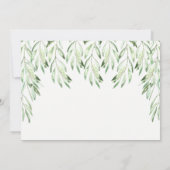 Invitation à la douche nuptiale d'Olive Branch (Dos)