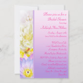 Invitation à la douche nuptiale d'Ombre Floral (Dos)