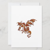 Invitation à la douche nuptiale Dragon (Dos)