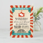 Invitation à la douche nuptiale du cirque (Debout devant)