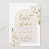 Invitation à la douche nuptiale du désert de Bohêm (Devant / Derrière)