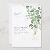 Invitation à la douche nuptiale du feuillage (Devant)