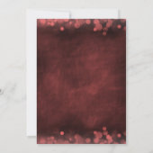 Invitation à la douche nuptiale du flocon de neige (Dos)