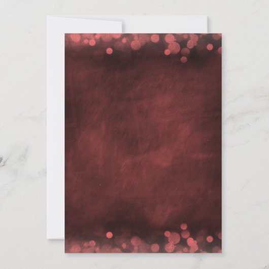 Invitation à la douche nuptiale du flocon de neige (Dos)