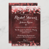 Invitation à la douche nuptiale du flocon de neige (Devant / Derrière)