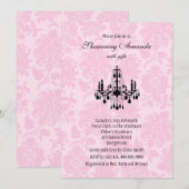 Invitation à la douche nuptiale du lustre victorie (Devant / Derrière)