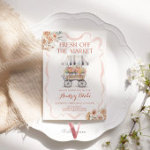 Invitation à la douche nuptiale du marché