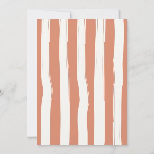 Invitation à la douche nuptiale du marché aux fleu (Dos)