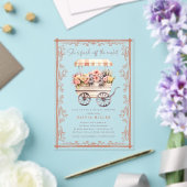 Invitation à la douche nuptiale du marché aux fleu (Insitu (Mariage))